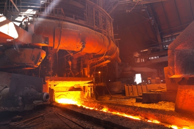Casting channel of a blast furnace